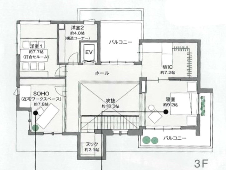 3階間取り